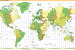 Husos horarios en el mundo