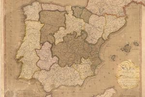 Mapa de España y Portugal de Tomás López