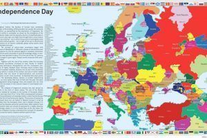 Mapa de todos los nacionalismos de Europa