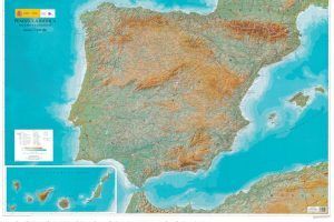 Instituto Geográfico Nacional, Península Ibérica, Baleares y Canarias. Escala 1:1.250.000.