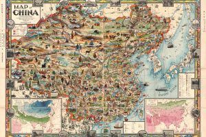 Mapa pictorico de China de 1931