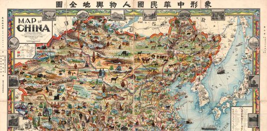 Mapa pictorico de China de 1931