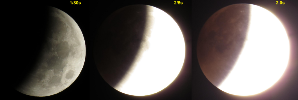 Eclipse lunar 8 de octubre 2014 en Minneapolis (Estados Unidos)