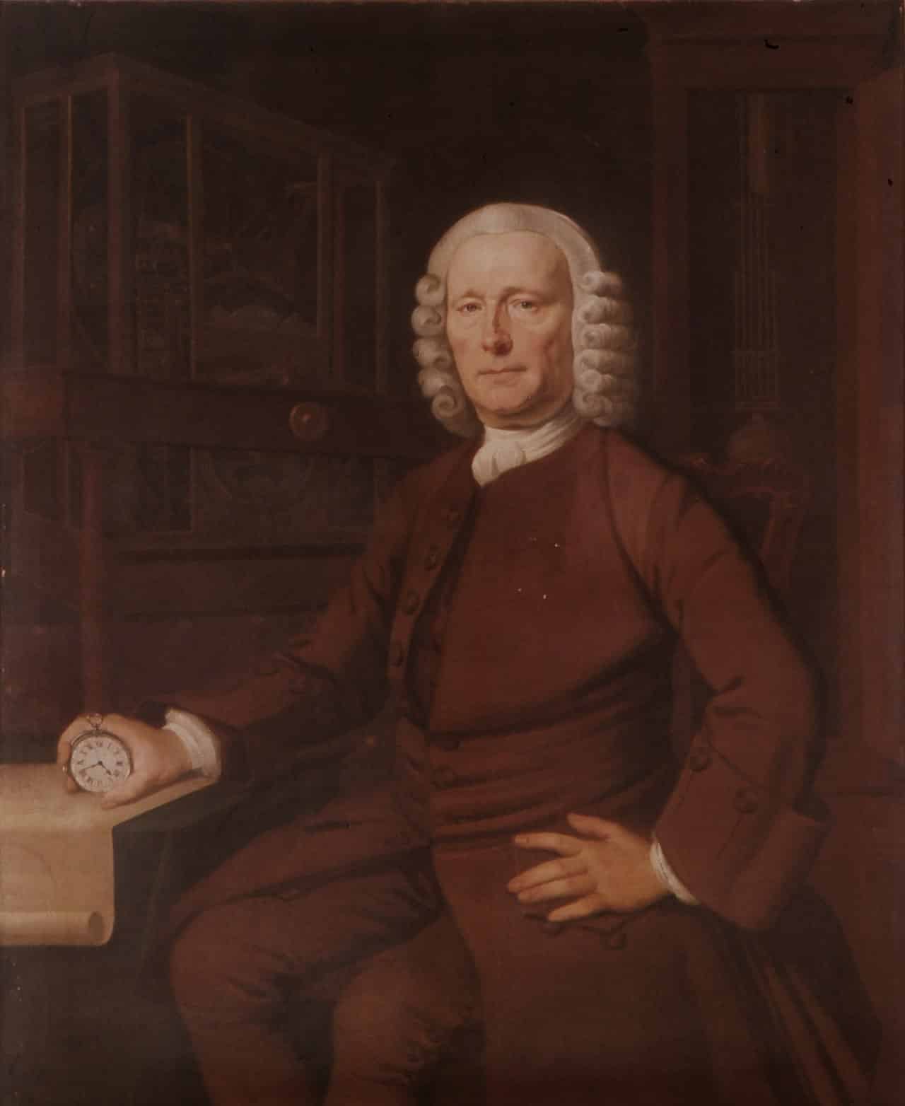 Retrato de John Harrison.